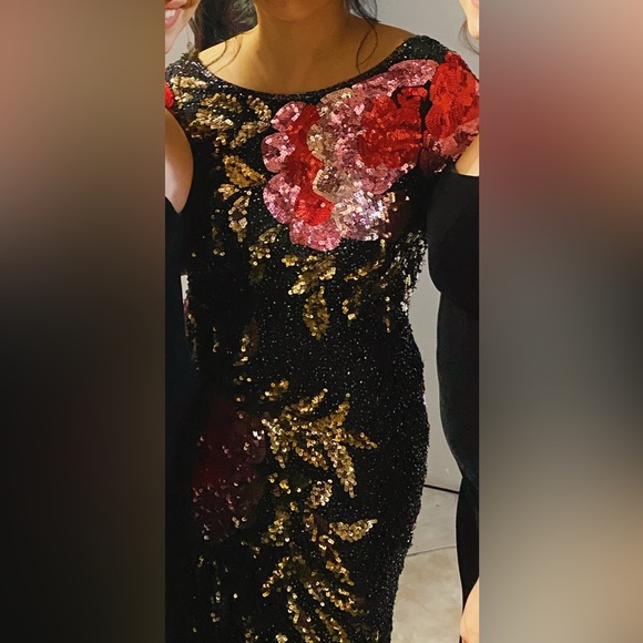 Mac Duggal Dresses & Skirts - Mac Duggal long sequence gown! Beaut detail and gorgeous cowl back.